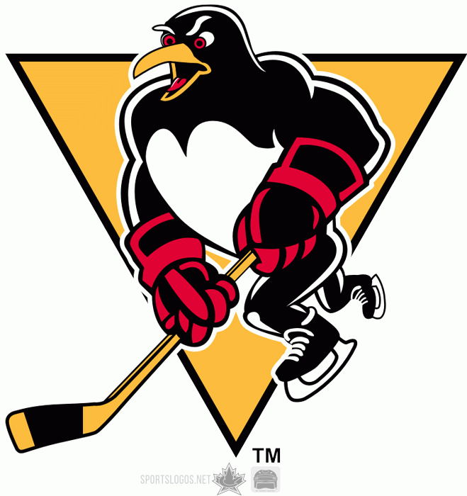 Wilkes-Barre Scranton Penguins 2005 06-2007 08 Alternate Logo iron on heat transfer...